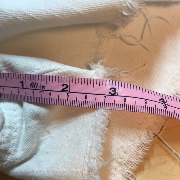 Bluecrush White Denim Shorts Size 11 - Picture 7 of 8